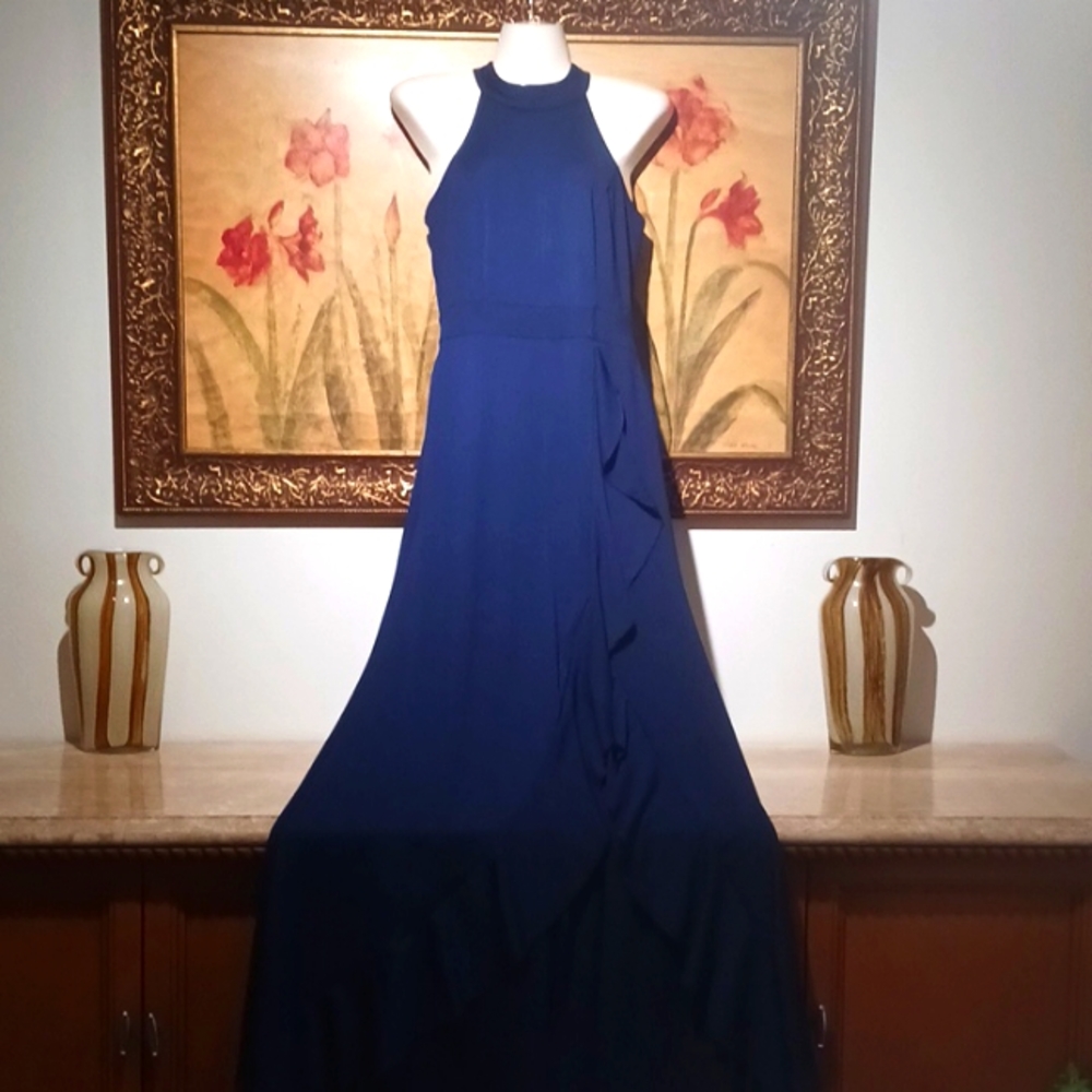New Navy Blue Maxi Dress Size Small